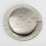 Artiwell Tip-Toe Tub Trim Set with Two-Hole Overflow Faceplate, Replacement Bath Drain Trim Kit with 2-Hole Overflow Faceplate and Universal Fine/Coarse Thread (Brushed Nickel)