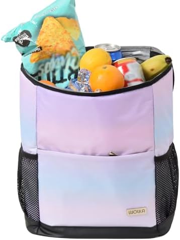 Wolka Cooler Backpack 30 Cans,Portable Backpack Coolers Insulated Leak Proof,Waterproof Soft Sided Cooler Bag for Travel,Beach,Camping,Picnic,Lunch Backpack for Women