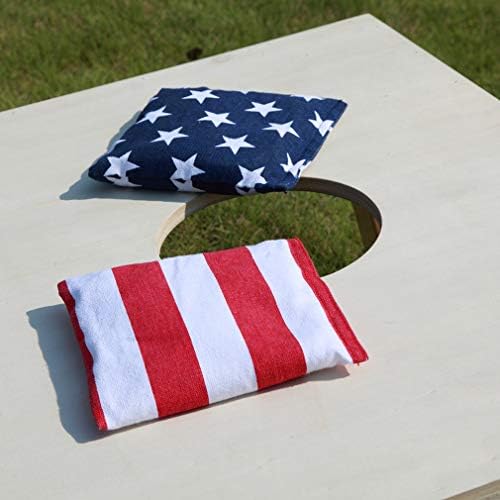 SPORT BEATS Cornhole Bags Set of 8 Regulation Weight & Size Corn Hole Bags Bean Bags for Cornhole Game Includes Carry Case