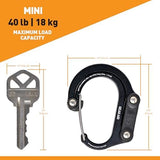 GEAR AID HEROCLIP Carabiner Gear Clip and Hook (Mini) for Travel