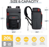 TOURIT Backpack Cooler Insulated Leak Proof 30 Can, 2 Thick Insulated Compartments Thermal Bag, Waterproof Lightweight Beach Travel Camping