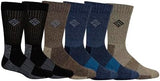 Columbia Men's Moisture Control Crew Socks 6-Pack