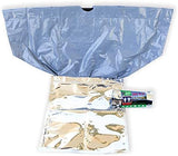 2 Wilderness Kit - 5 Quantity Individually Packaged Portable Toilet Leak Proof Waste Bags Inside of 1 Mesh Tote - Waste Bags Are For Solid (Poop) and Liquid (Pee)