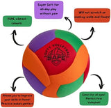 Softy Volleyball - Super Soft Designed for Pain-Free Play - Awesome Kids Indoor Ball with a Realistic Feel and Bounce - Perfect Ball for House