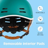 Retrospec Remi Adult Bike Helmet for Men & Women - Bicycle Helmet for Commuting, Road Biking, Skating with Adjustable Dial