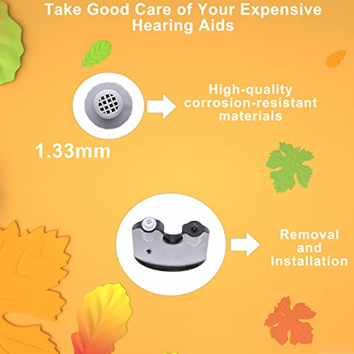 (30-Pcs) Oticon Prowax Minifit Wax Guard Filter Hearing Aid Supplies for Oticon Hearing Aid, Oticon Prowax Minifit Replacement Cleaning Kit Accessory