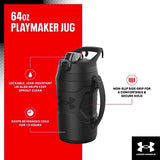 Under Armour Half Gallon Water Bottle Insulated, 64oz Insulated Water Bottle with Handle, Sports Water Jug, Fence Hook, Leak Resistant, for Baseball, Football & More