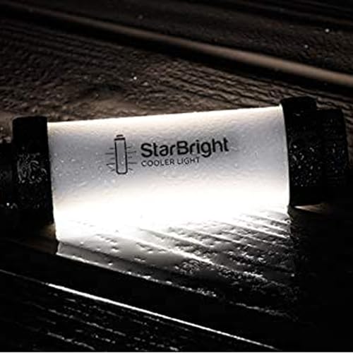 Beast Cooler Accessories StarBright Rechargeable Cooler Light with USB Charging - Cooler Light for YETI, RTIC, Igloo, Coleman - Waterproof LED - No Installation Required - 5.35x1.61x5.35 Inches