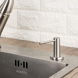 Soap Dispenser for Kitchen Sink Brushed Nickel GAPPO Stainless Steel Countertop Pump Hand Lotion Built in Bottlend Lotion Built in Bottle