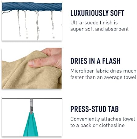 Sea to Summit Tek Towel, Plush Camping and Travel Towel
