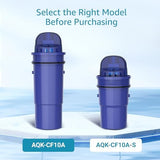AQUA CREST NSF Certified Pitcher Water Filter, Replacement for Pur® Pitchers and Dispensers PPT700W, CR-1100C and PPF951K Water Filter (Pack of 3)