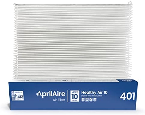 AprilAire 401 Replacement Furnace Filter for AprilAire 2400, Space-Gard 2400 Whole-House Air Purifiers - MERV 10, 16x25x6 Air Filter (Pack of 1)