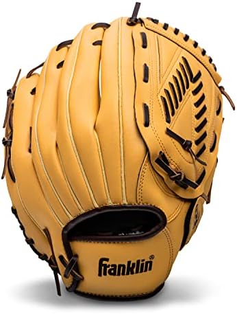 Franklin Sports Baseball + Softball Gloves - Field Master Adult + Youth Baseball + Softball Gloves - Right Hand + Left Hand Gloves - Infield + Outfield Mitts - Multiple Sizes + Colors