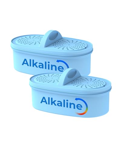 Alkaline Filters Replacement for All Waterdrop Pitcher Filtration System, Fits Waterdrop WD-PF-AL, Reduces PFOA/PFOS, Chlorine, Last Up to 100 Gallons,2 Pack, AQUA CREST