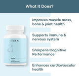 Mars Cognitive Support & Muscle Wellness Alizenol Capsules | Supports Focus, Clarity & Recovery | 60 Capsules - Pack of 1
