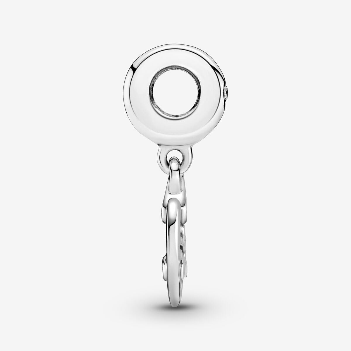 PANDORA Friends Forever Heart Dangle Charm - Compatible Moments - Jewelry for Women - Gift for Her - Made with Sterling Silver & Cubic Zirconia - With Gift Box