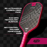 Selkirk Sport SLK Halo Raw Carbon Fiber Pickleball Paddle | Designed in The USA | Choose from The T700 Raw Carbon Fiber Power, The 18k Ultraweave Control, or The Kevlar Linkweave Thermoformed Pro