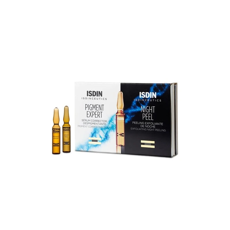 ISDIN Pigment Expert & Night Peel set Facial Ampoules 10+10 pieces x 2 ml