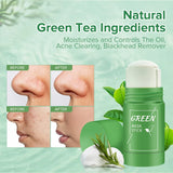 LcoLourx Green Tea Mask Stick for Face, Solid Mask,Poreless Deep Cleanse Green Tea Mask,Anti-Acne Oil Control&Improves Skin,Face Moisturizing(1PCS)