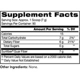 Tomorrow's Nutrition Sunfiber Prebiotic Fiber Supplement for Digestive Health | Low FODMAP, Gluten-Free, Unflavored, 90 Servings