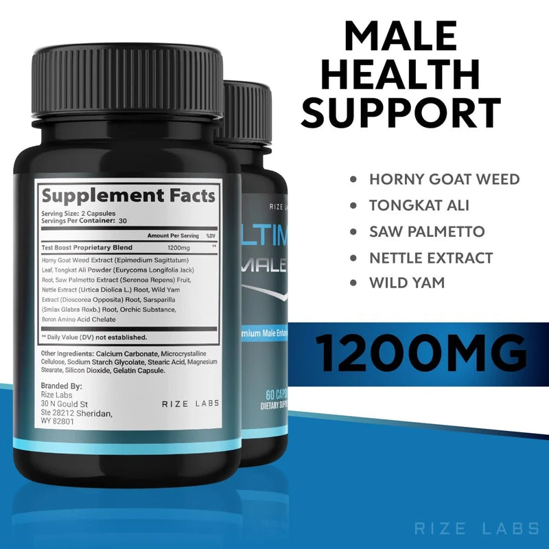 Ultimate Male Pro Pills for Men, Ultimate Male Pro Herbal Supplement, Ultimate Male Pro to Boost Healthy Body, Ultimate Male Pro Maximum Strength Formula, Ultimate Male Pro Reviews ( (60 Capsules)