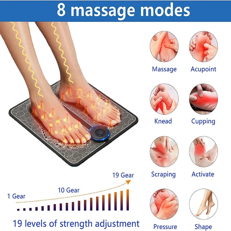 The Perfect Part EMS Foot Massager Leg Electric Deep Reshaping Kneading Muscle Pain Relax Machine