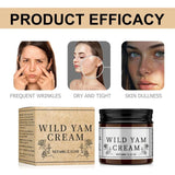 Wild Yam Skin Cream, Natural Relief for Menopause Dry Skin, Menopause Botanical Balancing Body Cream, Skin Care Product for Women and Men - Specification: 1 Count, Net Weight: 60g
