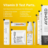 2 x AYDMED Vitamin D Tests | Vitamin D Test Kit for Home Self-Test Blood Screening of Vitamin D Deficiency | Vitamin D Test | Results in 10 Minutes | Expert Accuracy | CE Certified