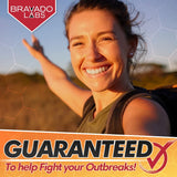 Bravado Labs Advanced Lysine Immune Support 975 mg - Maximum Immune Support Supplement - Super Lysine Outbreak Support Pills for Adults - with Zinc, Vitamin C - 120 ct