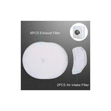 10 PCS Dryer Exhaust Filter for Panda Dryer Filter-365 days QA-Universal Lint Filter Cloth Dryer Replacement Include 8 Exhaust Filters & 2 Air Intake Filters for Magic Chef/Son ya-BY AMI PARTS