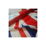 TEXTILE STATION Great Britain Supporters GB King CORNATION Union Flag Union Jack 1 Metre 150x 112CM British Material Fabric Crafts Sewing