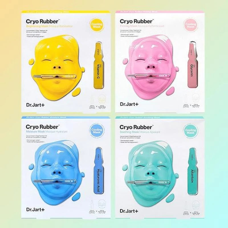 Dr.Jart Cryo Rubber Moisture/Brightening/Soothing/Collagen Rubber Mask Pack / 닥터자르트 크라이오 러버 모이스처/브라이트닝/수딩/콜라겐 고무마스크팩