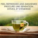 Lipton Lemon Ginseng Green Tea - 72 Count (Pack of 1), 100% Rainforest Alliance Certified, Caffeinated