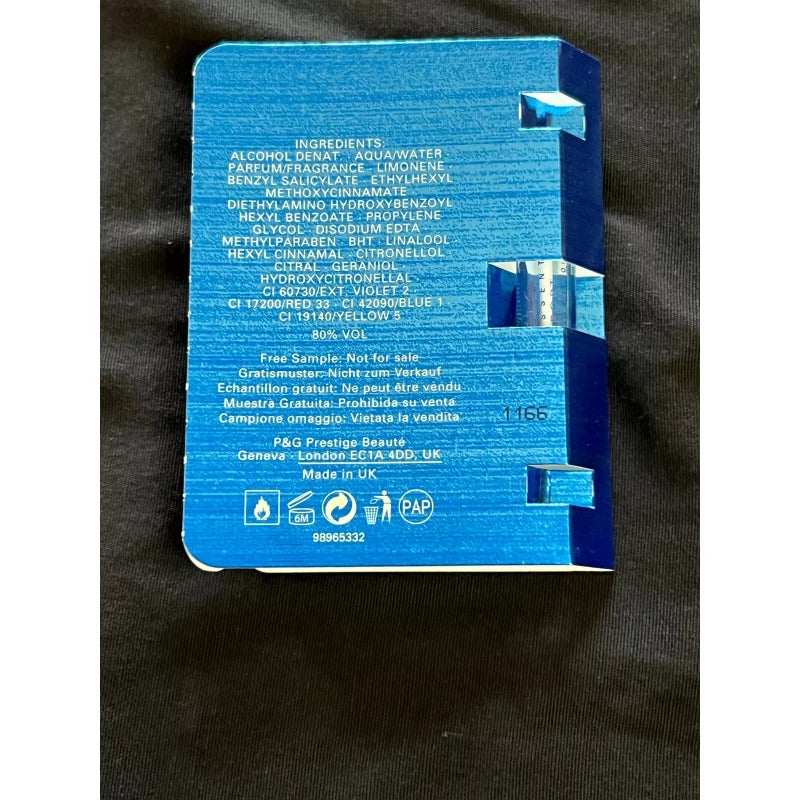 Lacoste Essential Sport Eau De Toilette EDT Sample 2ml 0.06 fl. oz New In Box