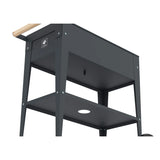 Herstera 8933901 Garden Trolley Wheeled Planter, Anthracite