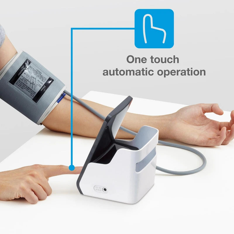 CITIZEN CHU456 Digital Blood Pressure Monitor for Home Use with Convenient Cuff Storage Holder and Huge Display. Complete with Hypertension, Pulse and Irregular Heartbeat and Body Movement Indicators