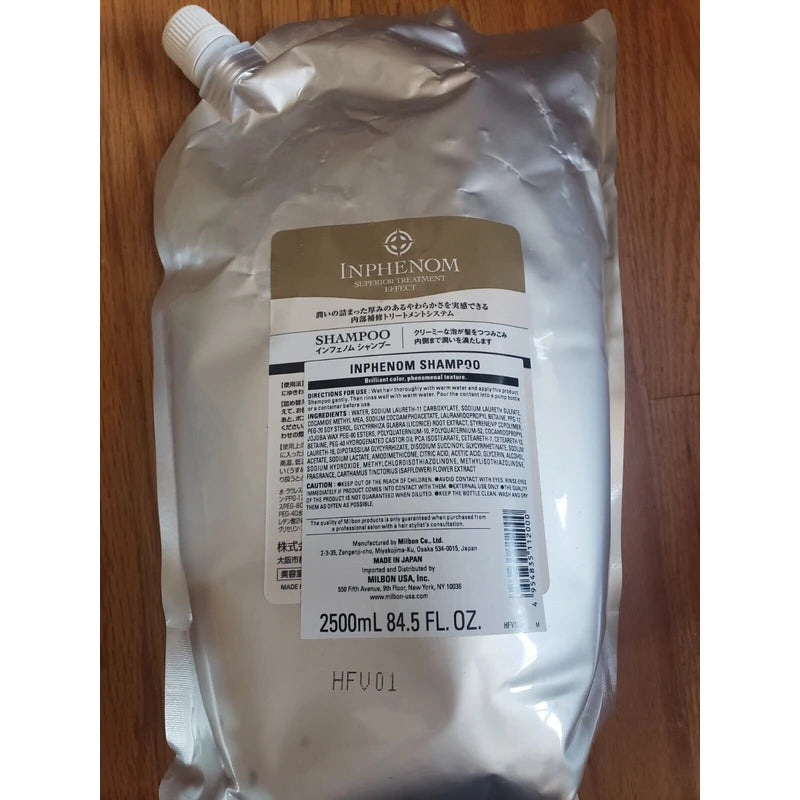 MILBON INPHENOM SHAMPOO ---2500 ML REFILL