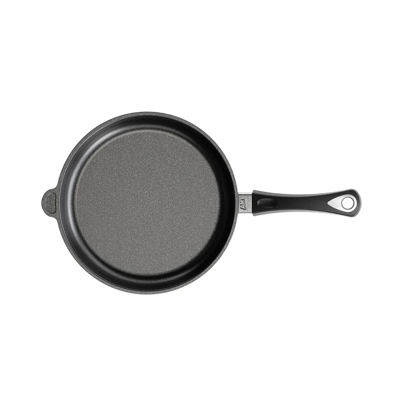 AMT Gastroguss The World´S [.] Frying pan Induction, Diameter 28 cm, Height 5 cm, cast Aluminium (Aluminium), Lotan® Non-Stick Coating for Fat-Free-Frying, AMZN-I-528-US