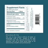 LithoLyte Kidney Health | Water & Beverage Enhancer 10 mEq, Developed by Urologists, 2 Pack (120 Sticks)