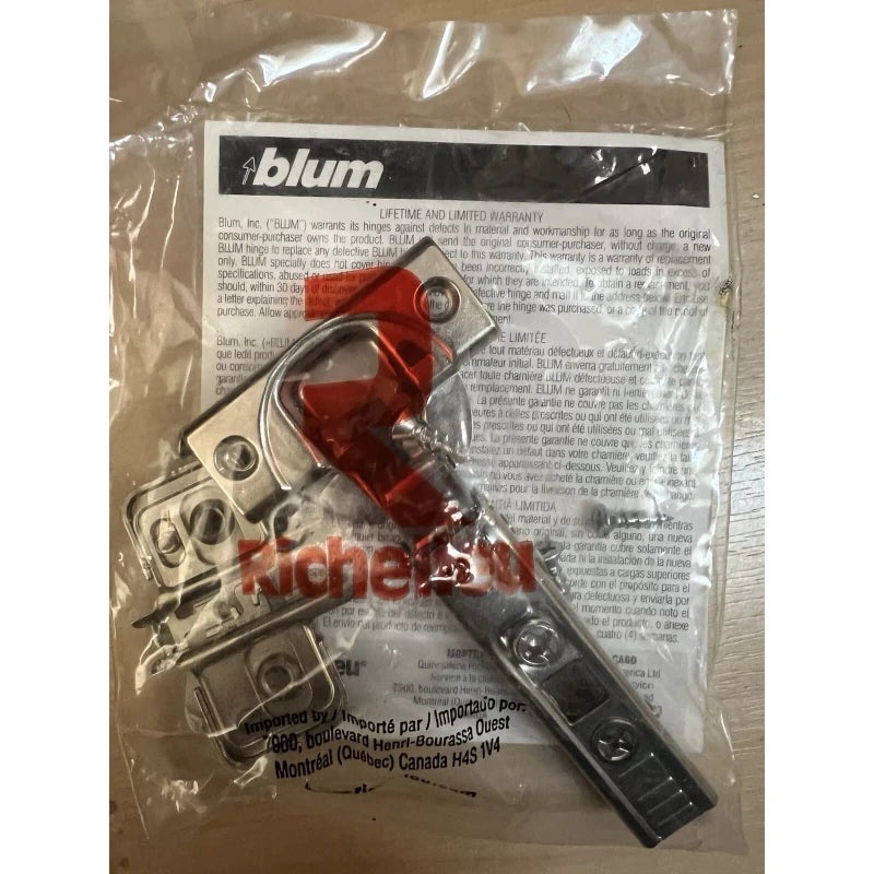 Richelieu 110-Degree Full Overlay Concealed Soft Self-closing Cabinet Hinge 2-pk