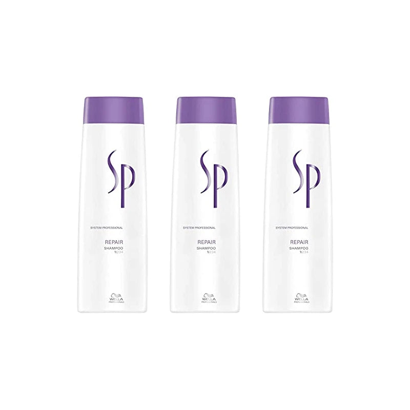 Wella SP Repair Shampoo 3 x 250 ml