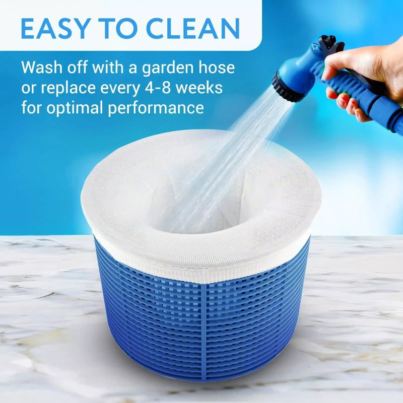 Impresa [20-Pack] Pool Skimmer Socks - Excellent Savers for Pool Baskets and Skimmers