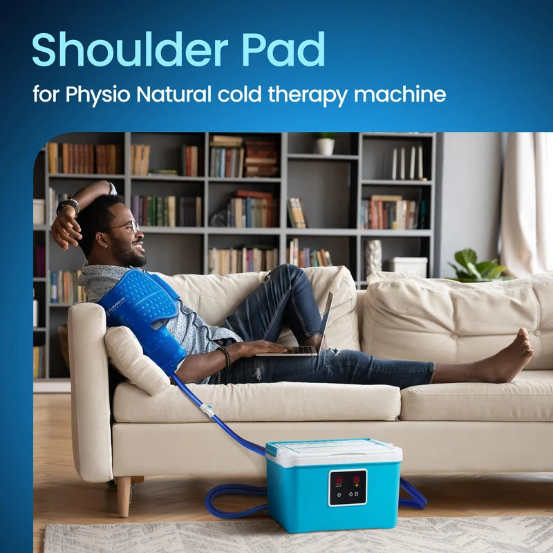 Connection Type B - PhysioNatural Shoulder Pad with Quick Connect and Disconnect Couplings for Post-Operative