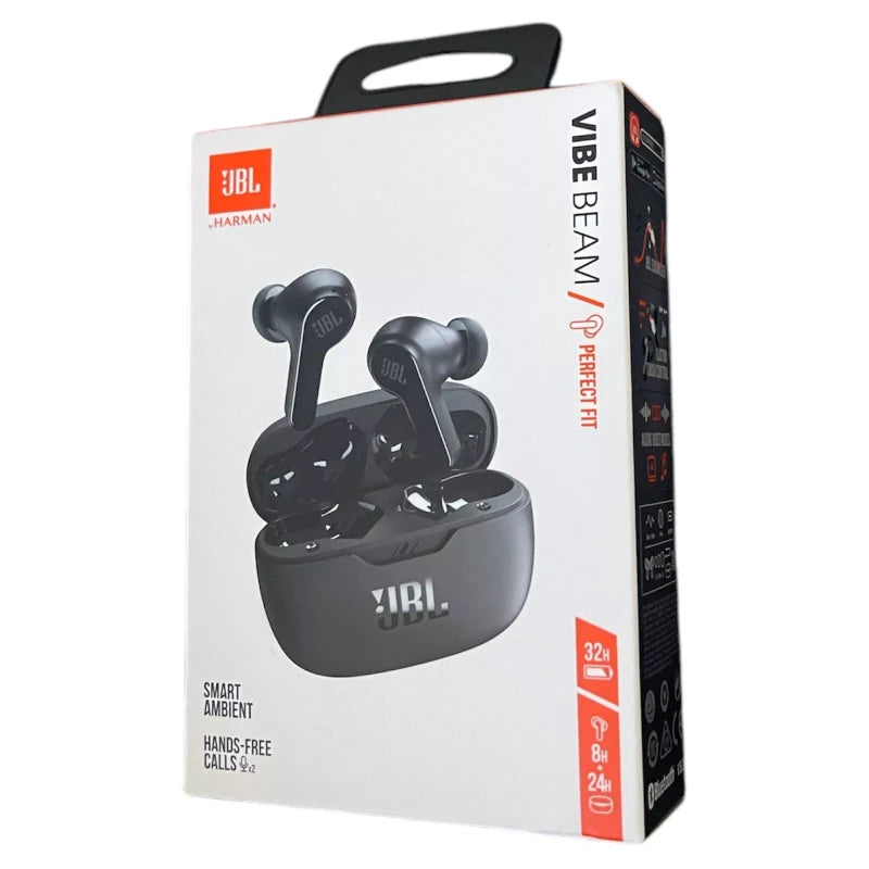 JBL Vibe Beam True Wireless Bluetooth Earbuds - Black