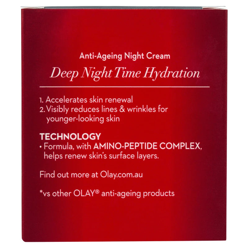 Olay Regenerist Revitalising Night Face Cream Moisturiser, 50g