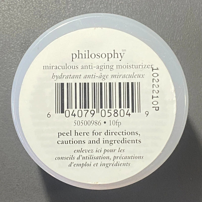 PHILOSOPHY MIRACLE WORKER Miraculous Anti-Aging Moisturizer .5oz  SEALED