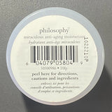 PHILOSOPHY MIRACLE WORKER Miraculous Anti-Aging Moisturizer .5oz  SEALED