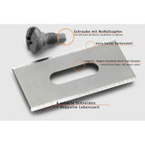 Husqvarna Automower Endurance Blades | 6 Blades with Screws | Slotted Hole | Longer Durable Quality Blades | Suitable for All Husqvarna/Gardena/McCulloch Robotic Lawnmowers