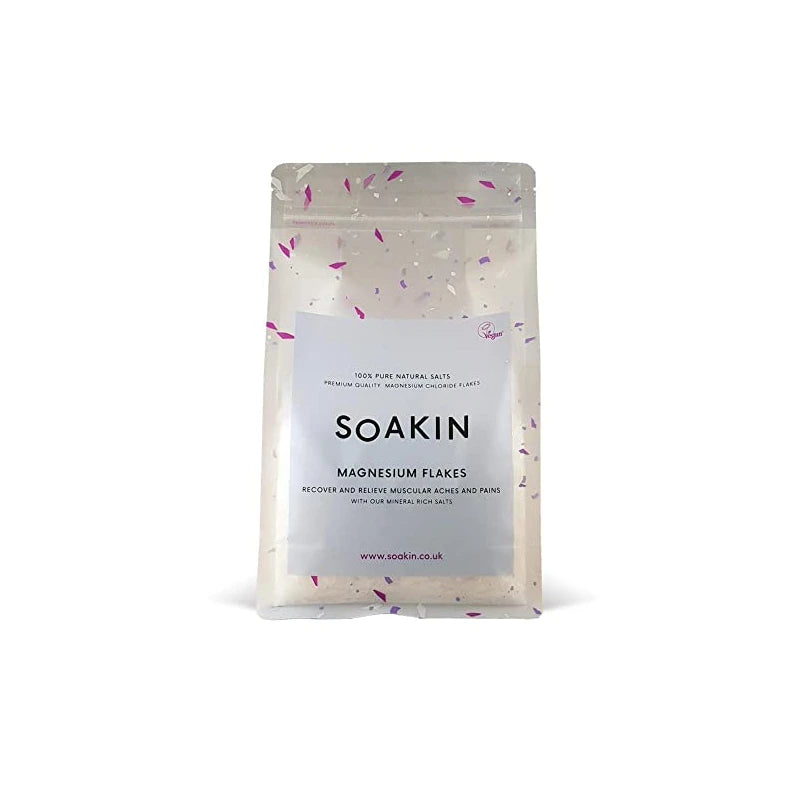 Soakin Magnesium Flakes 800g - Recover and Relieve Muscular Aches And Pains