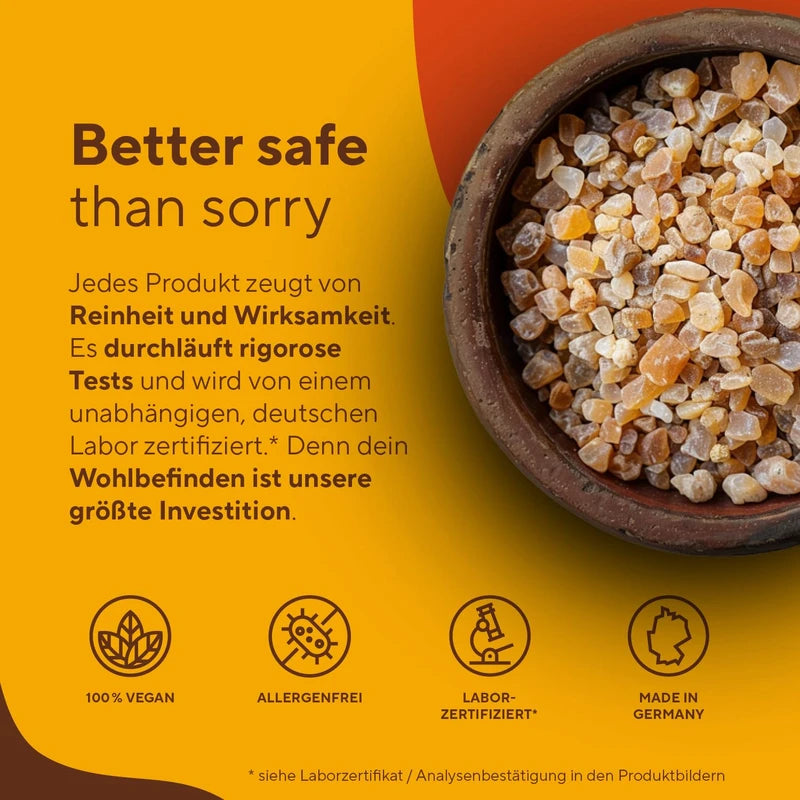 Frankincense Capsules High Dose - 2000 mg Extract per Day - 360 Capsules - Indian Boswellia Serrata - 85% Boswellic Acid - Vegan, German Production - TRUE NATURE